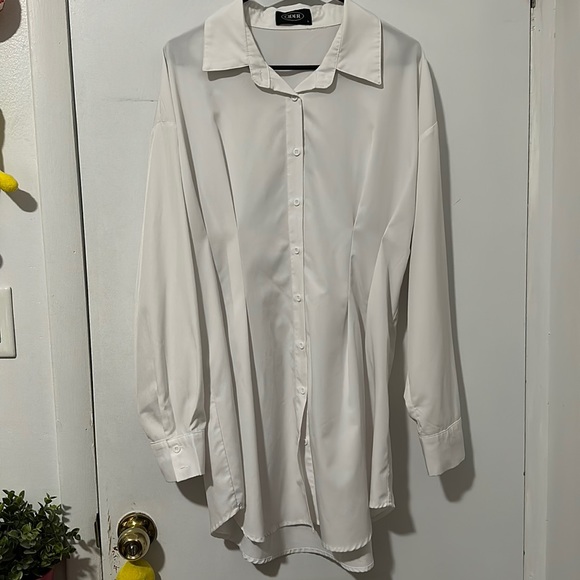 Bottom Down Corset Shirt Dress - Picture 2 of 6